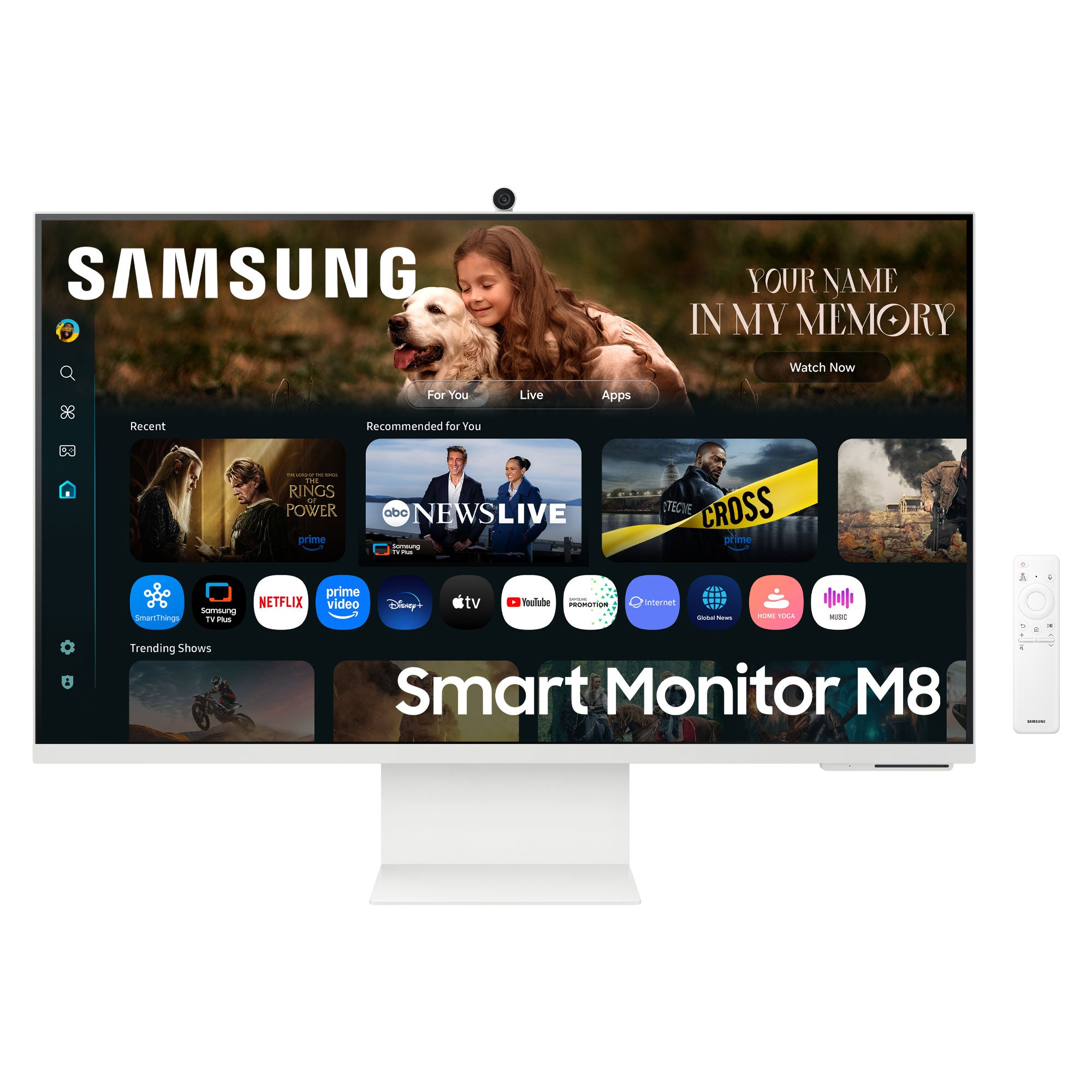 Samsung Smart Monitor M80F – Monitor, 3840 × 2160 (UHD 4K)
