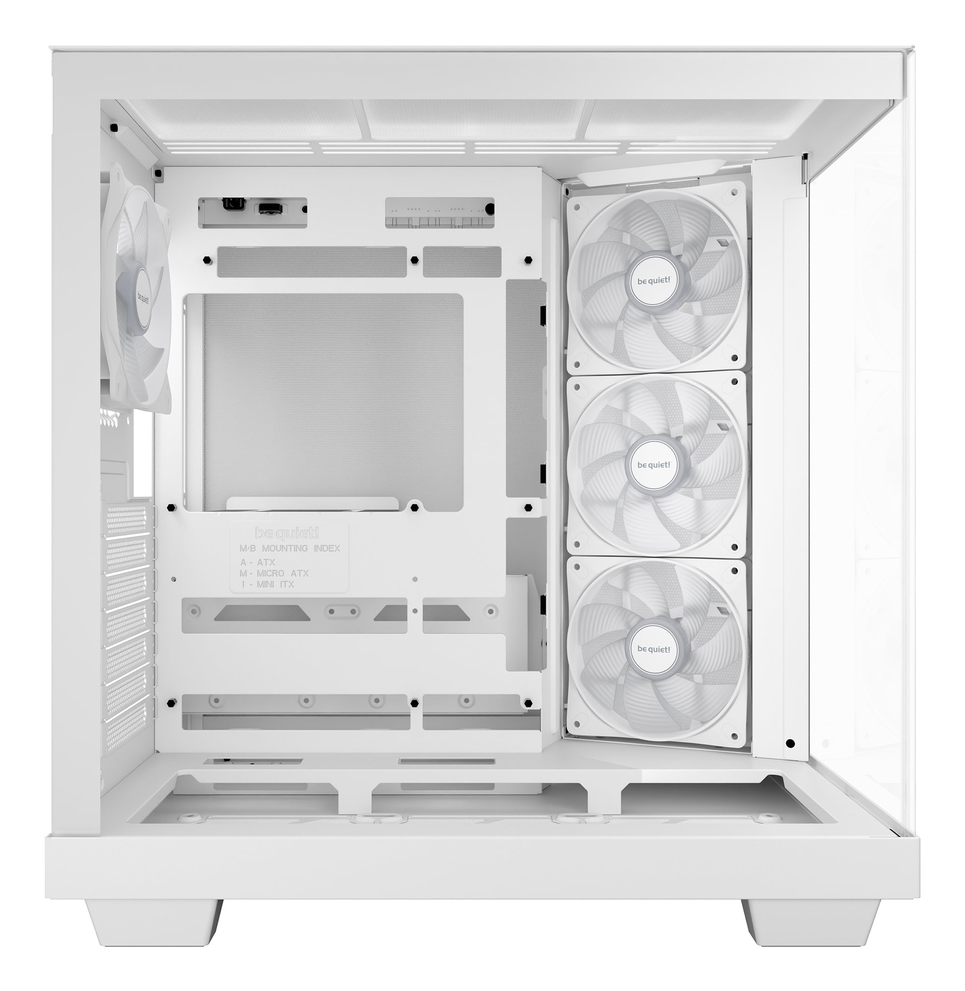 be quiet! be quiet Light Base 500 LX – PC-Gehäuse – Weiss, Midi Tower, für ATX, micro-ATX, Mini-ITX, Seitenfenster