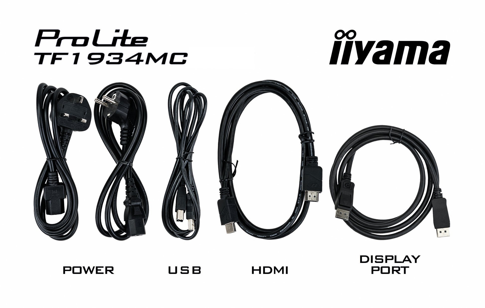iiyama ProLite TF1934MC-B7X – Monitor, 19", 1280 × 1024, Touch, Schwarz