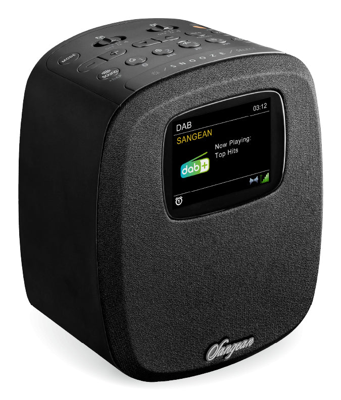 Sangean DCR-83 – Radiowecker DAB+/UKW, Bluetooth 5.0, 2 Weckzeiten – Schwarz