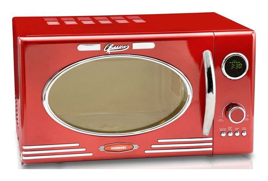 Melissa Kombi-Mikrowelle 16330129 – 23 l, Grill, 800 W – rot/edelstahl
