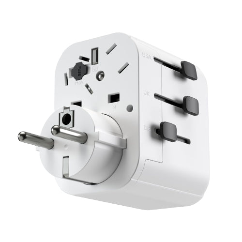 Vonmählen Unity One Ladegerät (EU, UK, US) – 2300 W, 1× USB-C + 2× USB-A – für USB-C- und USB-A-Geräte