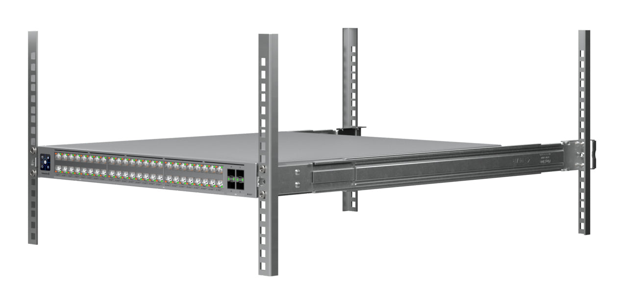 Ubiquiti Managed L2/L3 Switch – 32× 10G + 16× 2,5G, 4× SFP28, PoE+, PoE++, PoE-Budget 2150 W, 1U
