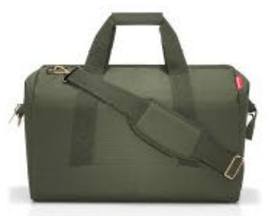 Reisenthel Umhängetasche Allrounder L – 30 l, Polyester, Herringbone Sand, 48 × 39,5 × 39,5 cm