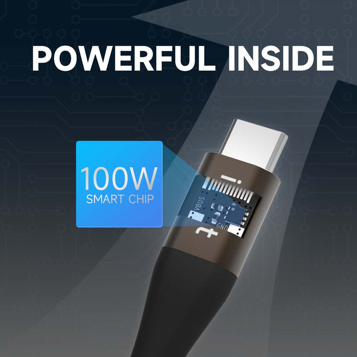ISDT USB-C auf USB-C Kabel – USB 3.2 Gen 2 (10 Gbit/s) – 1,2 m – PD 100 W – für MacBook Pro und mehr