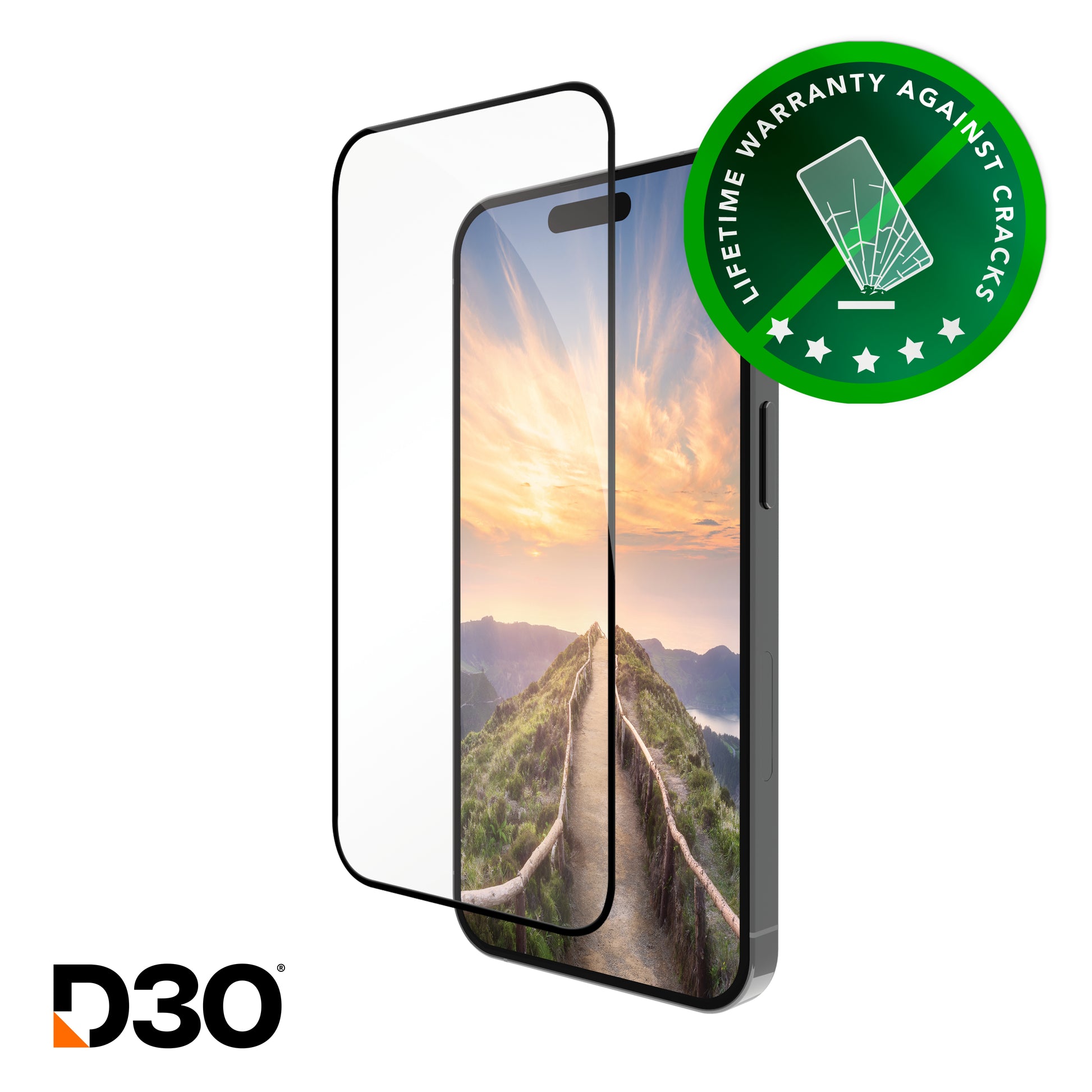 dbramante1928 Displayschutz (Folie), Antibakteriell – für iPhone 16 Pro Max