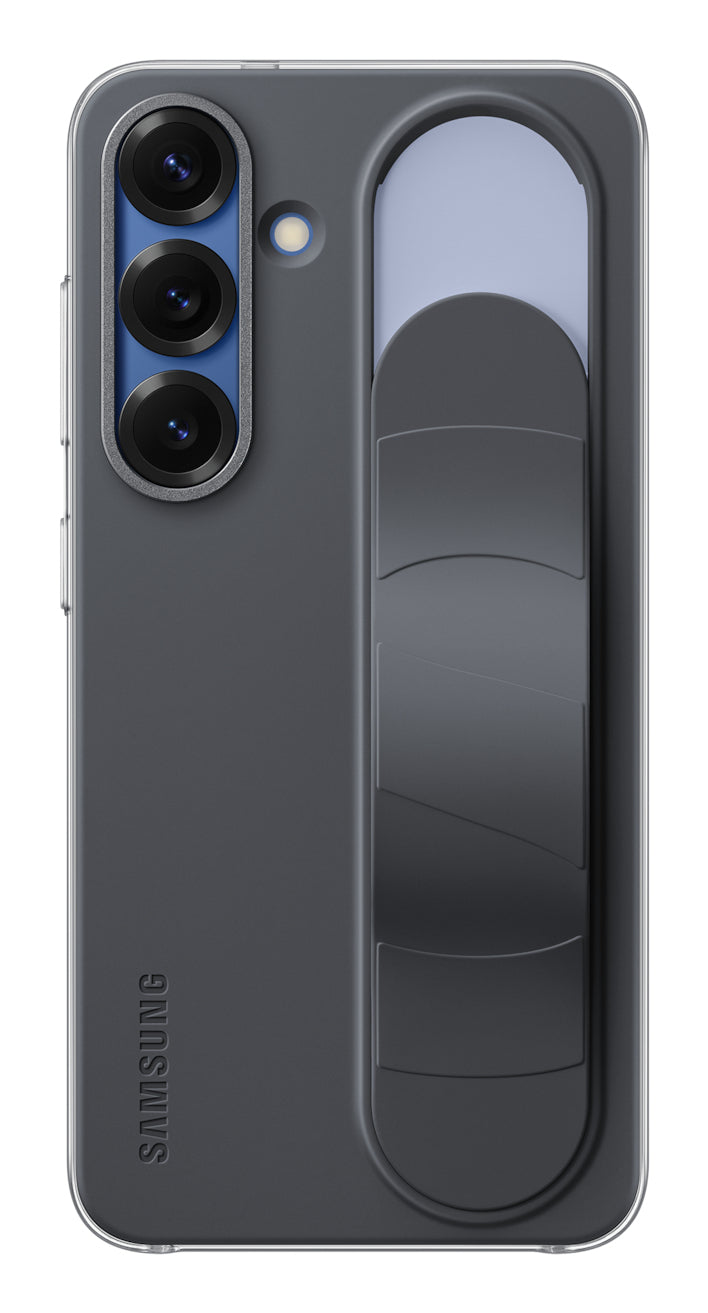 Samsung Standing Grip Backcover – für Samsung Galaxy S25, mit Ständer, Schwarz
