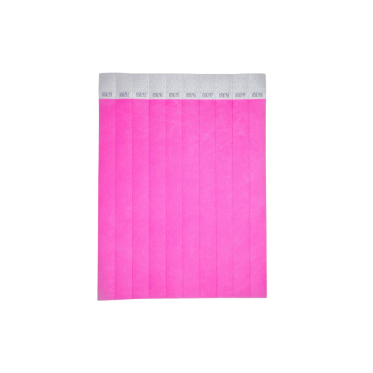 Avery Event-Armband – Papier, 256×19 mm, 500 Stk., Neonpink