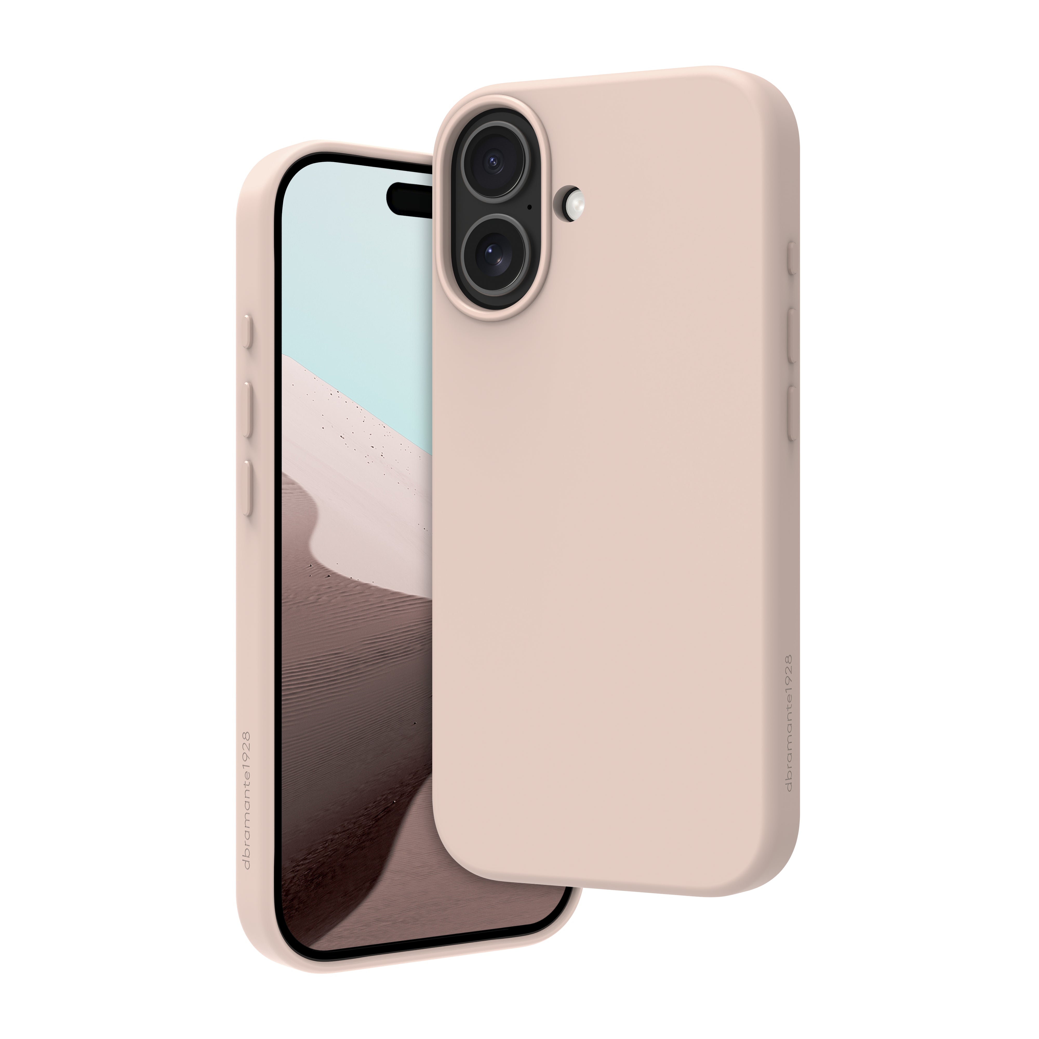 dbramante1928 Roskilde MS ICON Backcover – für Apple iPhone 17, MagSafe, Kunststoff, Pink Sand
