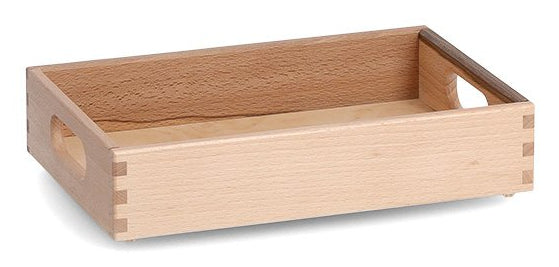 Zeller Present Aufbewahrungsbox (ohne Deckel) – Buche – Braun – stapelbar, mit Griffen – 200 × 70 × 300 mm