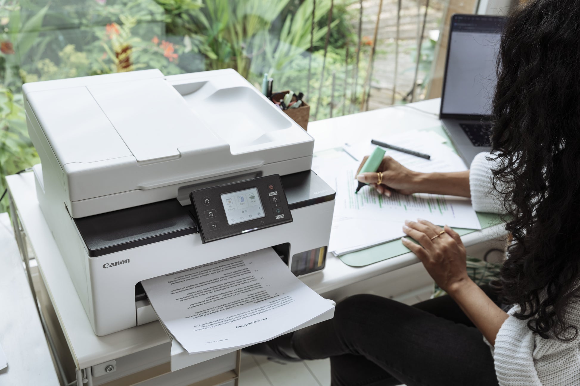 Canon MAXIFY GX2050 – Farbiges Tintenstrahl-MFP A4, 4-in-1 – USB – Duplex, ADF – 15 ppm S/W, 10 ppm Farbe