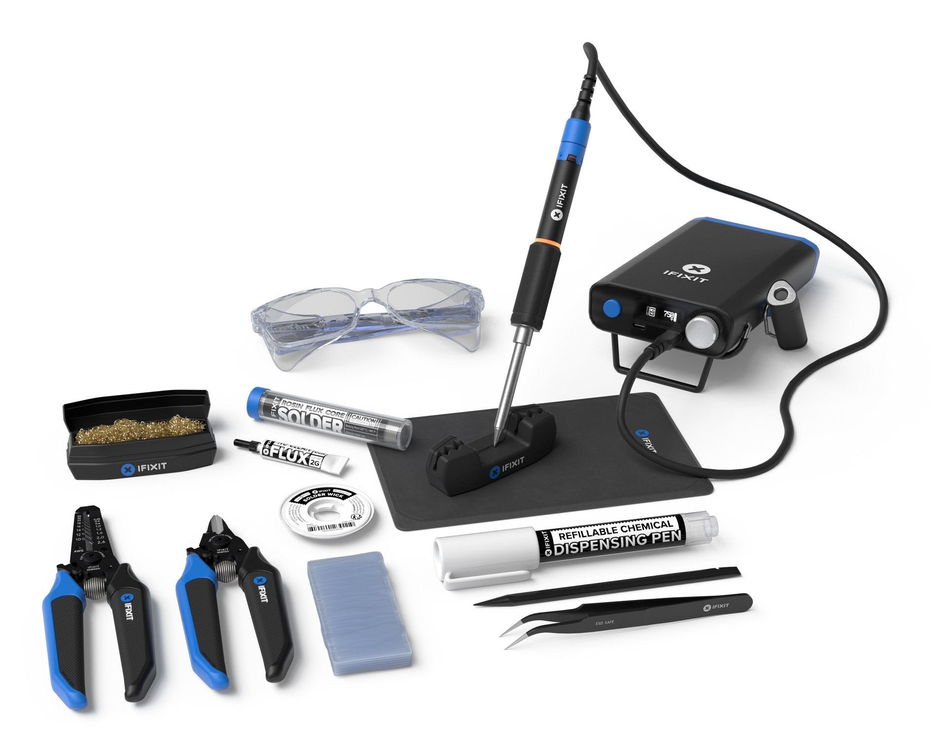 iFixit FixHub Power Series Löt-Werkzeugset – 100 W – 100–420 °C – Akku