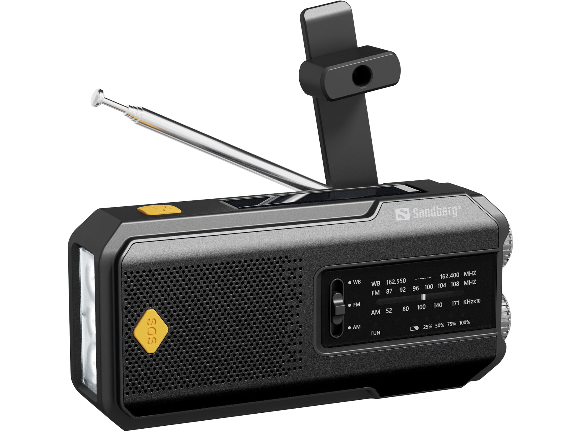 Sandberg Survivor Radio All-in-1 2000 – 3 W RMS, AM, FM