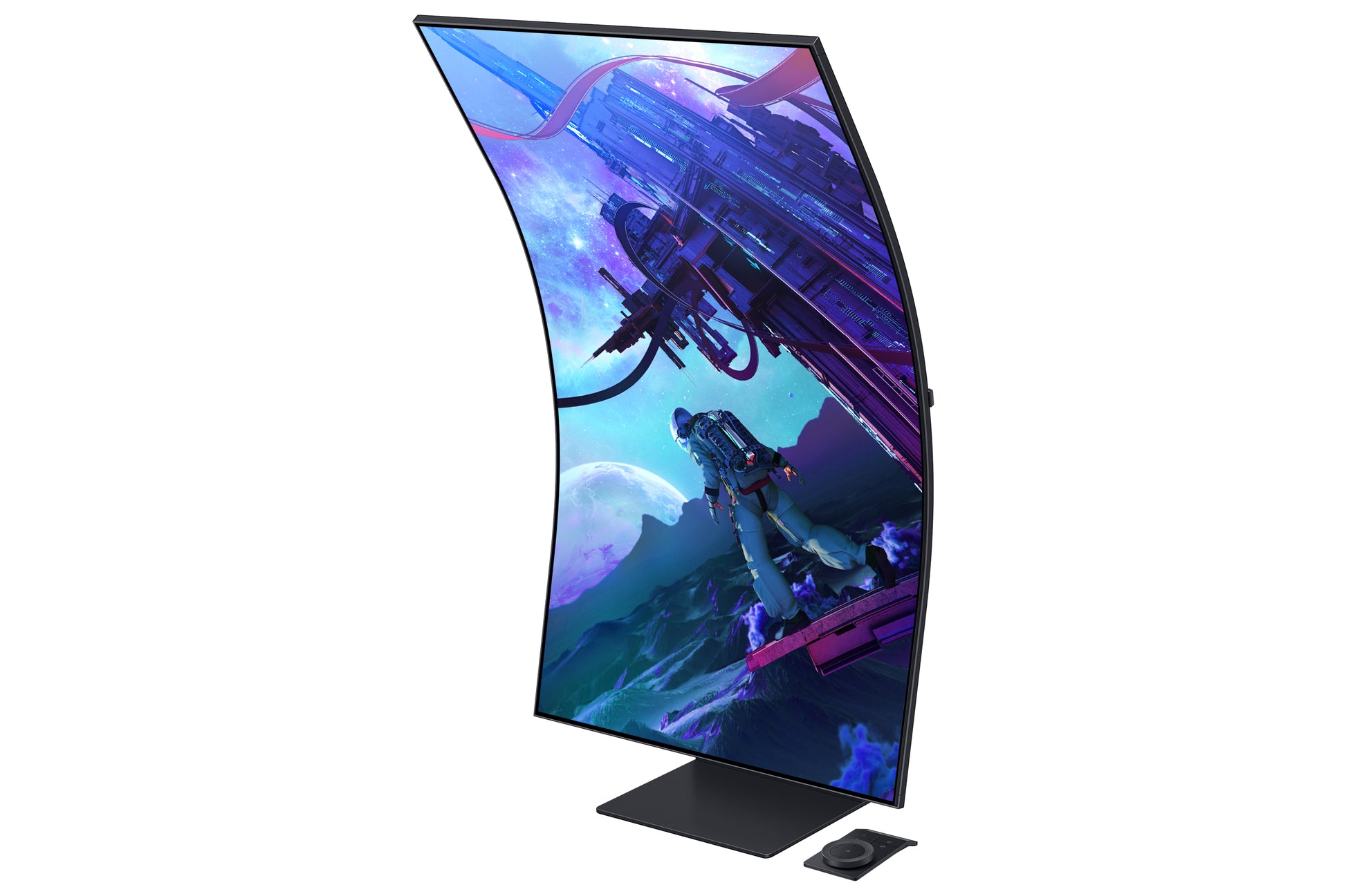 Samsung Odyssey Ark G97NC – Monitor, 55", VA, Mini-LED, 165 Hz, 600 cd/m², Tizen, Schwarz