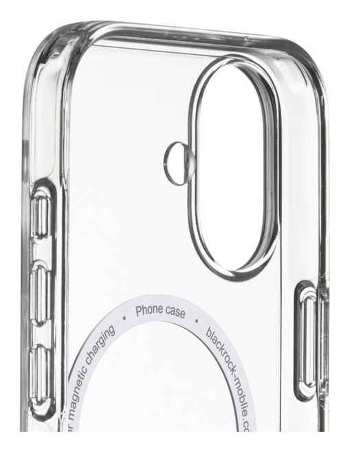 Black Rock Mag Clear – Backcover – für Apple iPhone 17 – MagSafe, PC+TPU, Transparent
