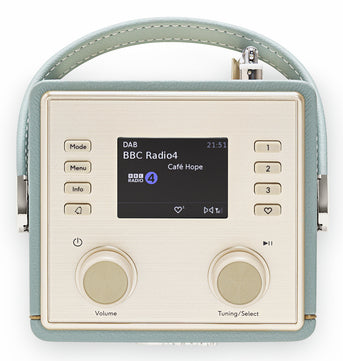 Roberts Radio Roberts Revival Mini 2 – DAB-/Internetradio – Portabel – UKW, Bluetooth – Himmelblau