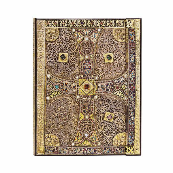 Paperblanks Lindau Notizbuch – 180 × 230 mm – liniert – Hardcover, Lesezeichen, Innentasche, mehrfarbig, FSC