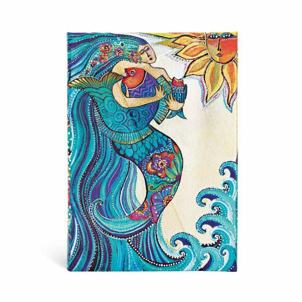 Paperblanks Notizbuch – 130 × 180 mm – liniert – Hardcover, Einstecktasche, Leseband, mehrfarbig, FSC