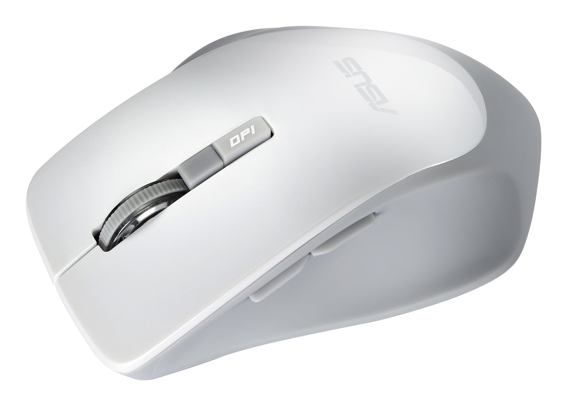 ASUS WT425 – Maus – Kabellos (2,4 GHz), 1600 DPI, Rechts, Perleffekt, Weiss