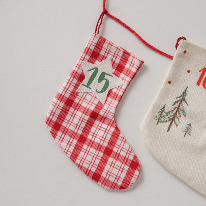 Boltze Adventskalender – Weihnachten – zum Befüllen, 24 Türchen – 20 × 283 cm