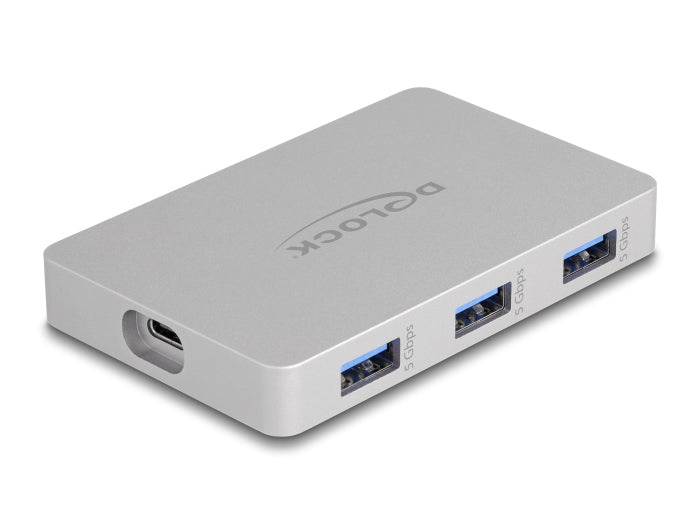 DeLOCK USB-Hub – USB-C, 3× USB-A, 4× USB-C, 82 W PD, für Windows/Mac/Linux