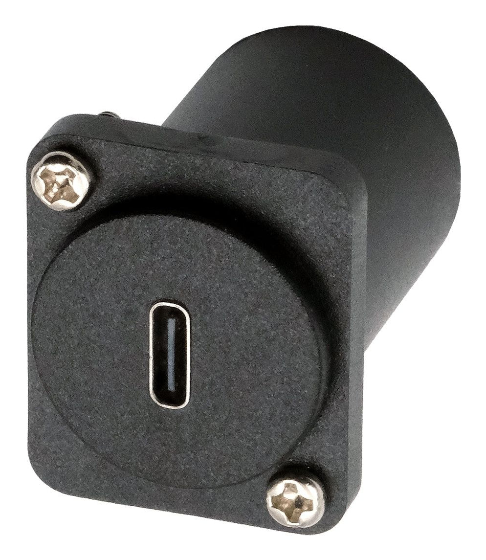 EXSYS USB-Adapter USB-C auf USB-C – USB 3.2 Gen 1 (5 Gbit/s) – Power Delivery – Schwarz