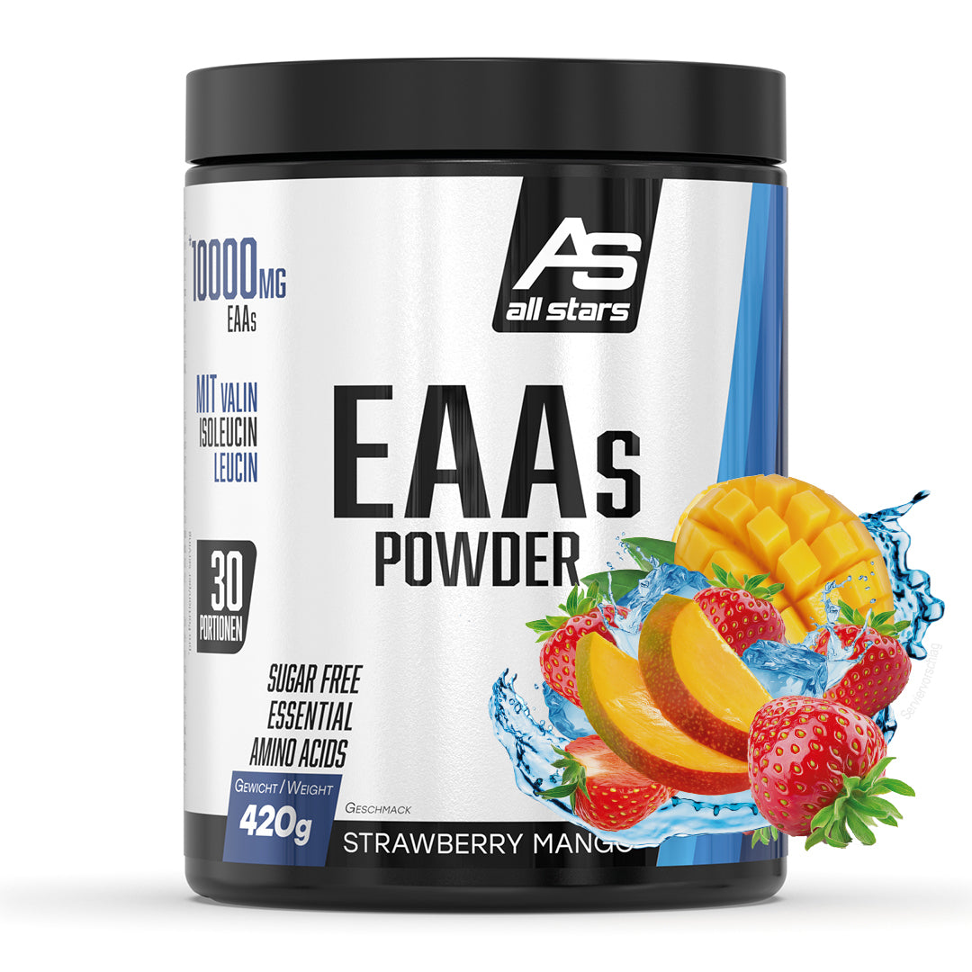 ALL STARS Fitness Products All Stars Aminosäure-Pulver EAA Mango, Erdbeere – 420 g