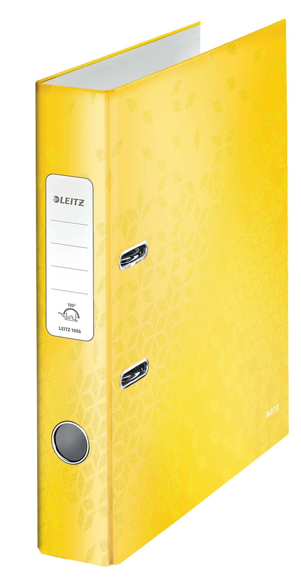 Leitz 180° WOW Hebelordner – für A4 – Rückenbreite 5,2 cm – Gelb