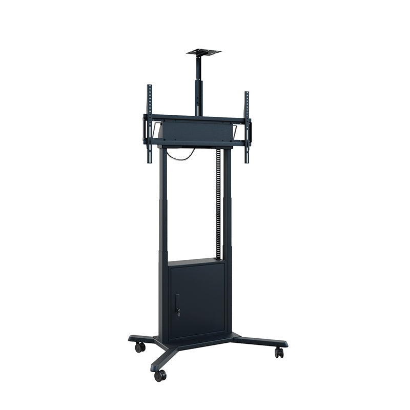 Hagor TV-Wagen – 55–86" – VESA 200×200–900×600 – bis 120 kg, Motorisiert, mit Rollen – Schwarz