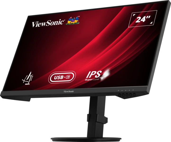 ViewSonic VG2409-MHDU-2 – Monitor, 24" 1920 × 1080 (Full HD), 2× HDMI, DisplayPort, USB-C