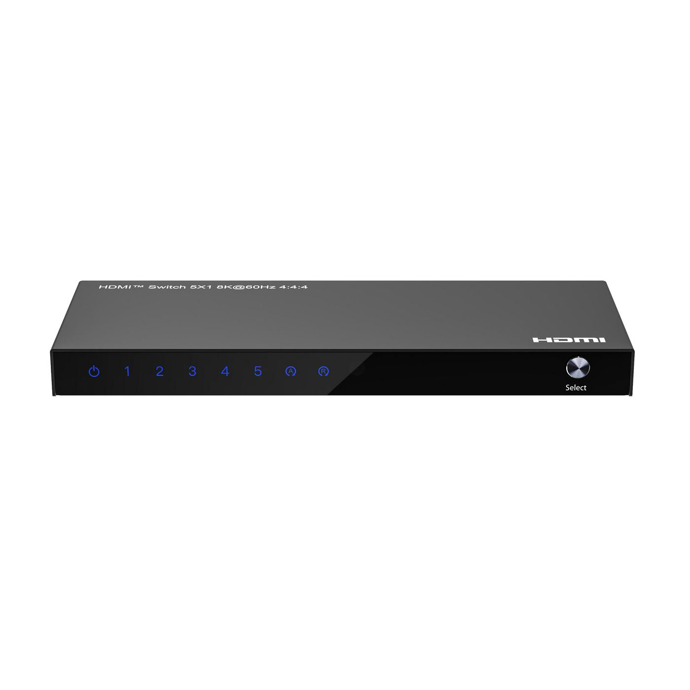 Microconnect MC-HDMISWITCH0501-8K – HDMI Switch, 5×1, 8K@60 Hz, HDCP 2.3, Fernbedienung