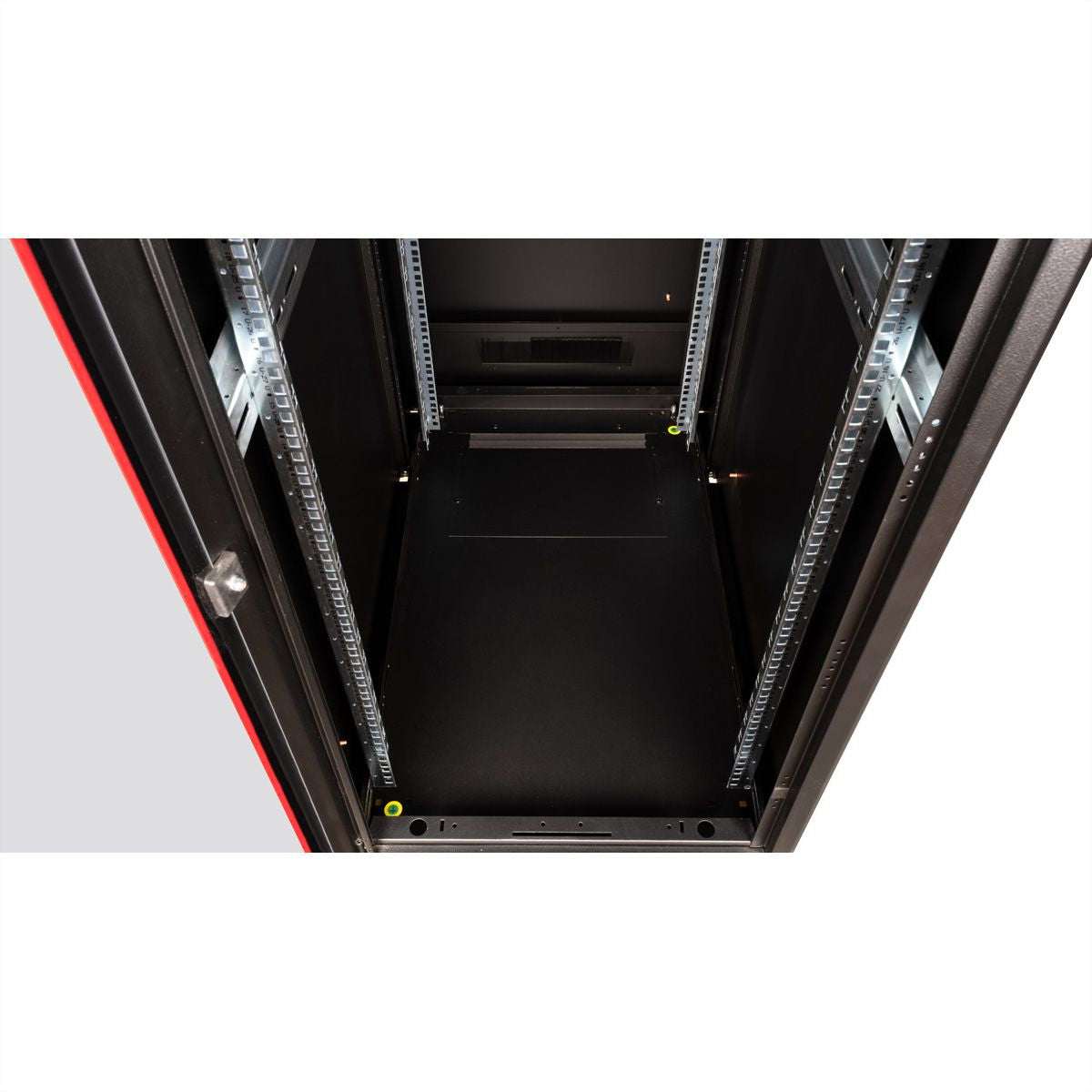 ROLINE Pro – 19" Netzwerkschrank 42U, IP20, abschliessbar, 600 × 1000 × 2053 mm, schwarz, Stahl