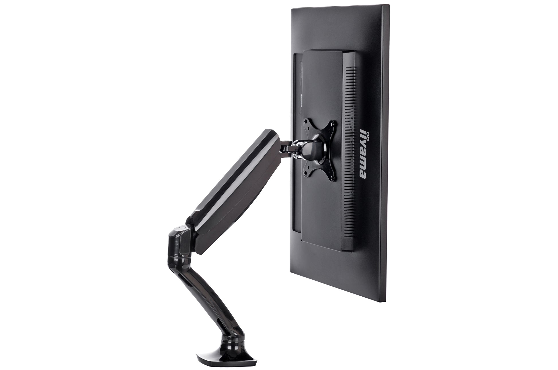 iiyama Monitorarm, Tischklemme, bis 27", VESA 100 × 100 mm, 5 kg, Gasfeder