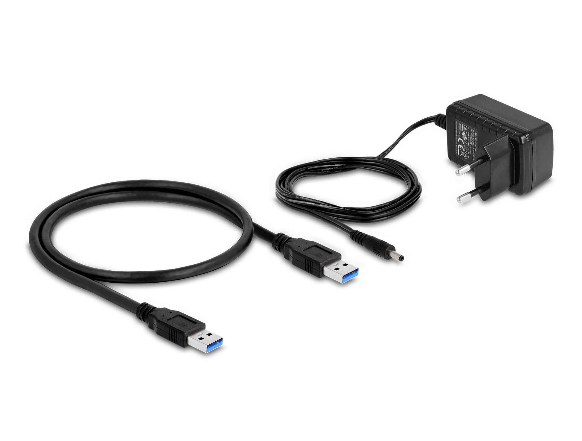 DeLOCK USB-Hub – USB-A, 4× 10 Gbit/s, 1× Schnellladeport, für Windows/Mac/Linux