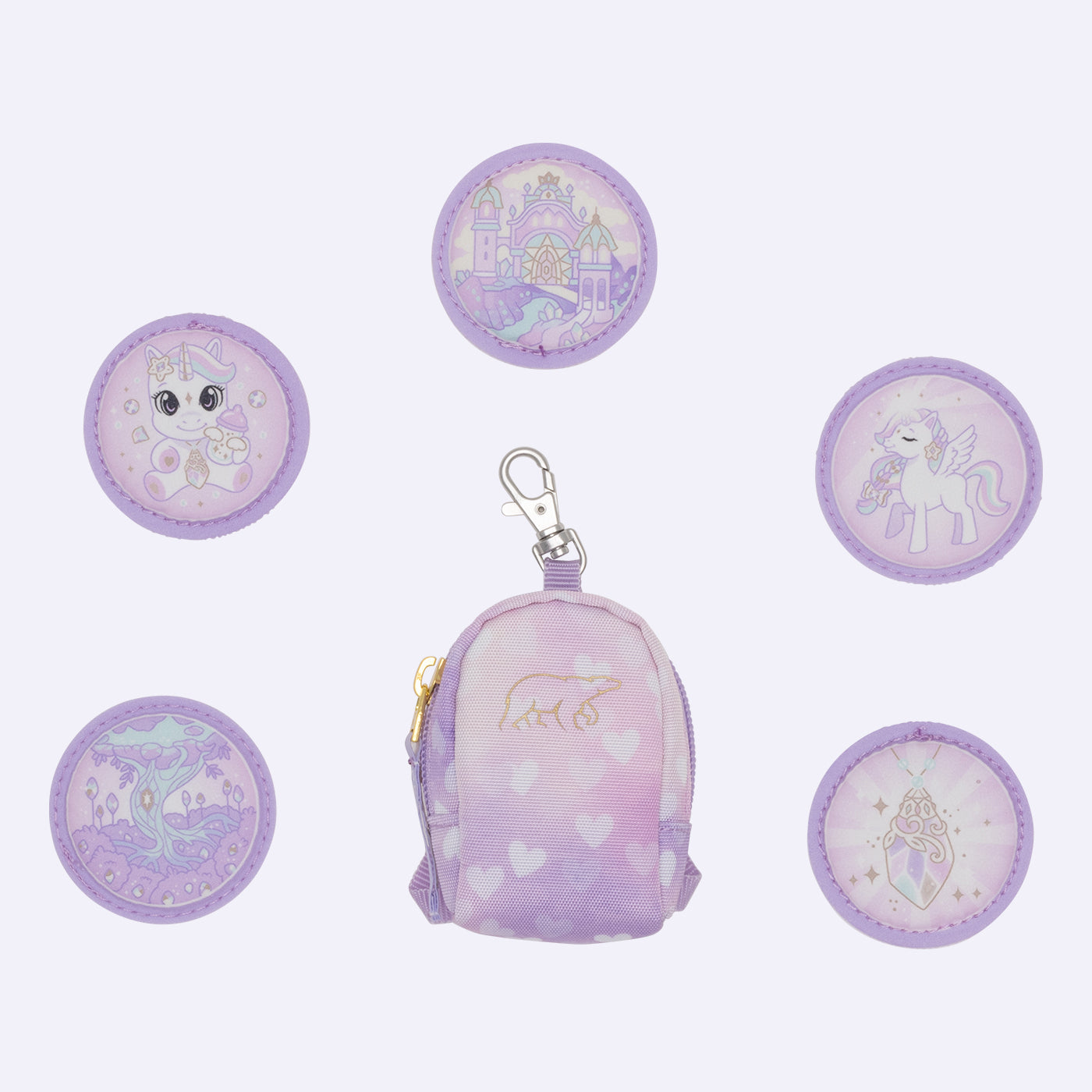 Beckmann Active Air FLX – Schulrucksack-Set 6-teilig, Unicorn Princess, 25 l, 22×39×26 cm
