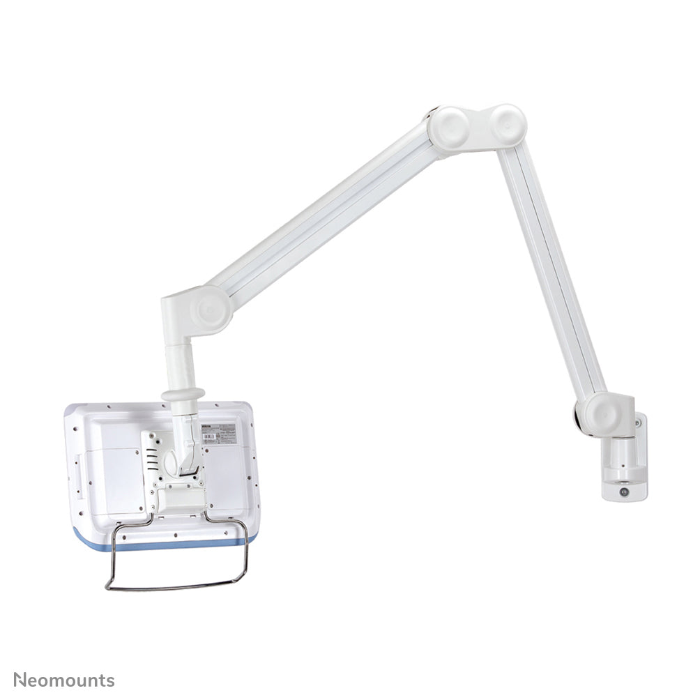 Neomounts FPMA HAW200 – Monitorhalterung, bis 27", VESA 100 × 100 mm, 7 kg, höhenverstellbar, weiss