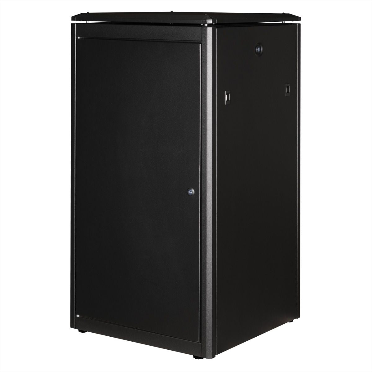 ROLINE Pro – 19" Netzwerkschrank 22U, IP20, abschliessbar, 600 × 600 × 1164 mm, schwarz, Stahl