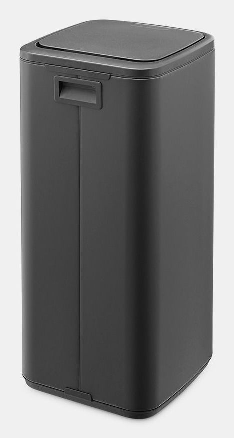 Brabantia Papierkorb Bo – 30 l – Stahl, Anthrazit – B × H 280 × 650 mm