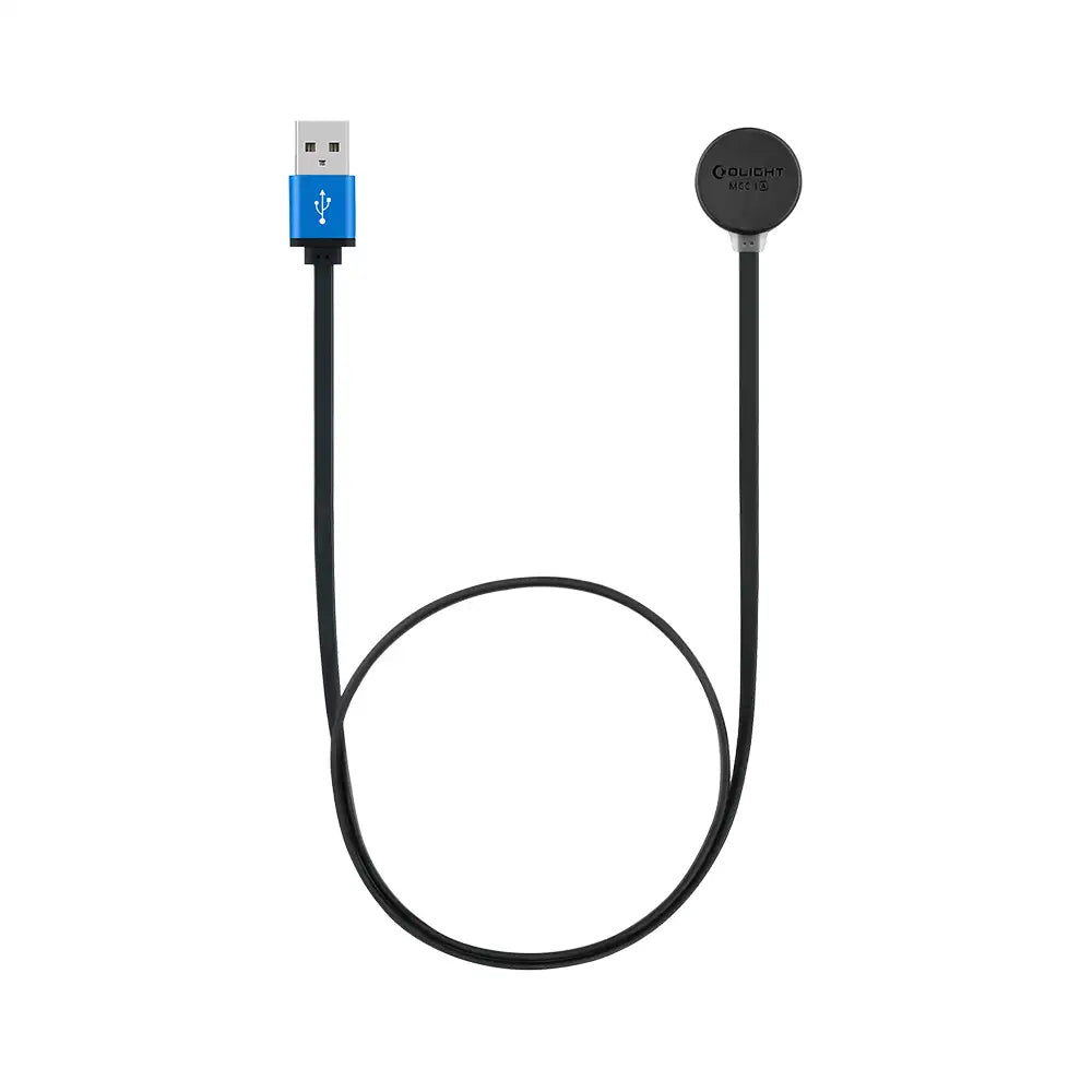 Olight USB-A Ladekabel – Schwarz – für M2R, Warrior X, Seeker 2 und mehr