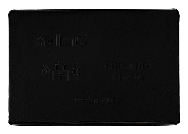 Kolma Stecketui – für Kreditkarten – 95 × 63 mm, Kunststoff, schwarz – 2 Stück