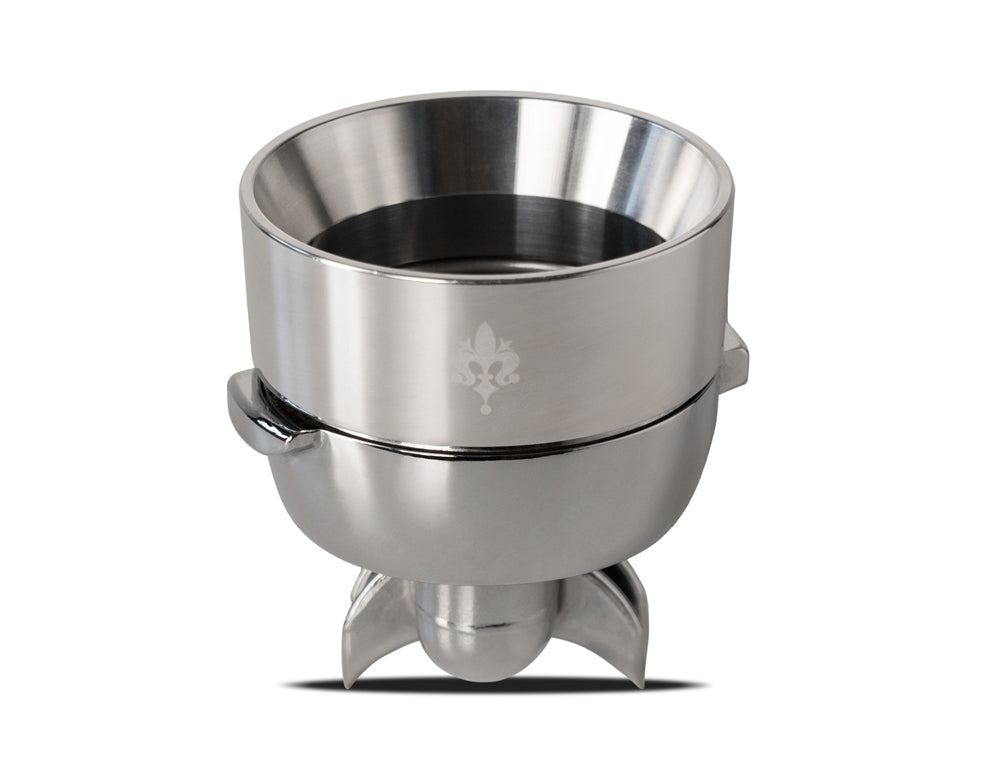 Eureka Magnetischer Pulvertrichter – Ø 5,8 cm, für Mignon Libra, Aluminium, Chrom