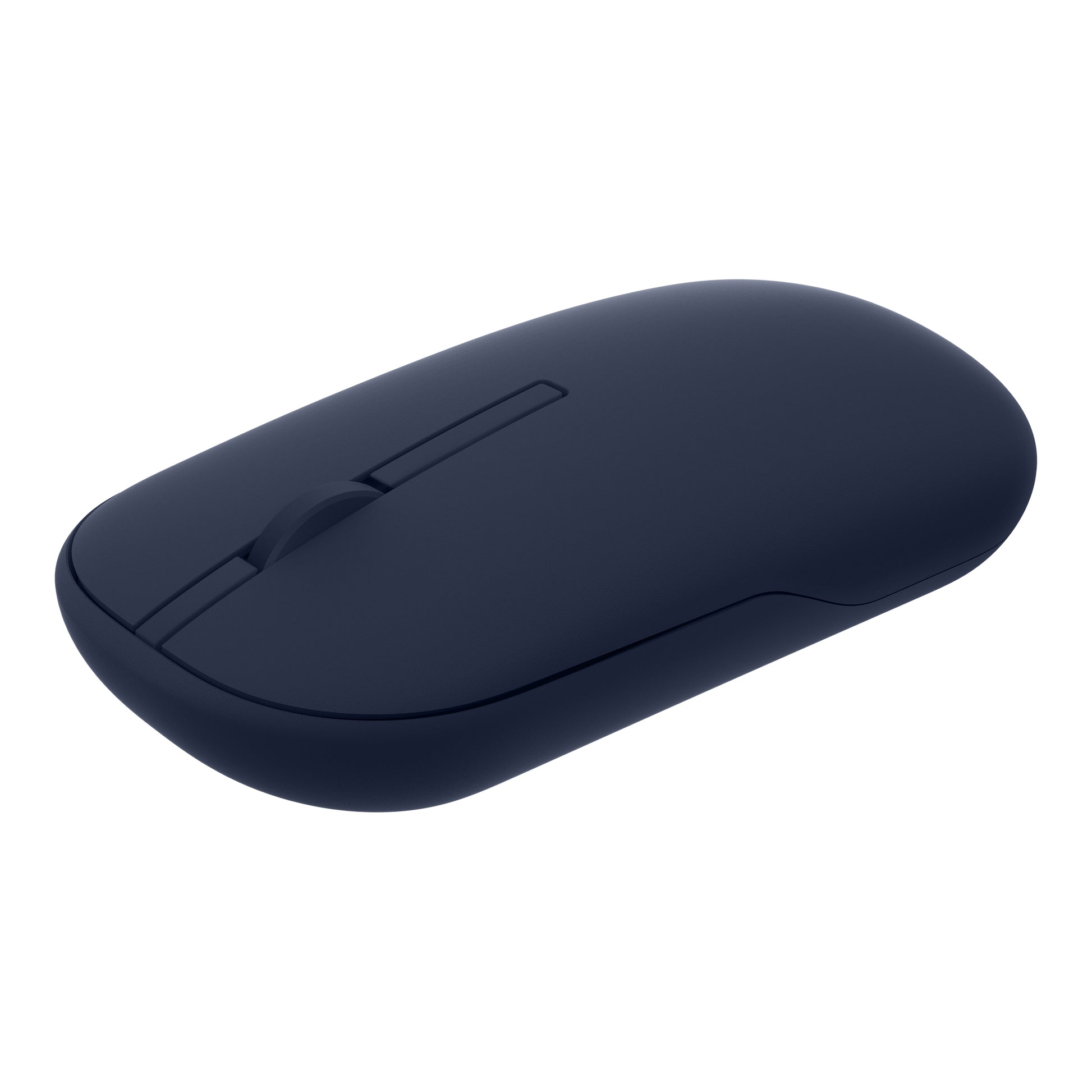 ASUS MD100 – Maus – Kabellos (Bluetooth/2,4 GHz), 1600 DPI, beidhändig, Blau, Hellblau