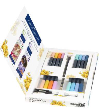 Faber-Castell Fineliner – 14-teiliges Set 0,6 mm – sortiert
