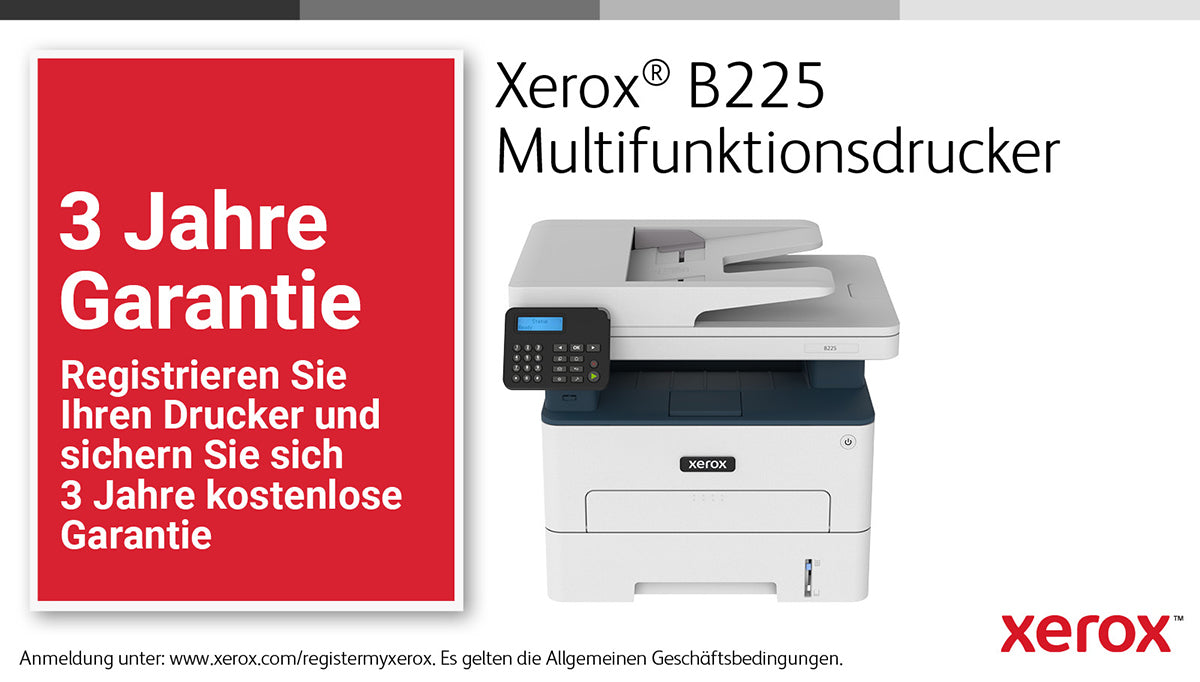Xerox B225 – S/W Laser-MFP A4