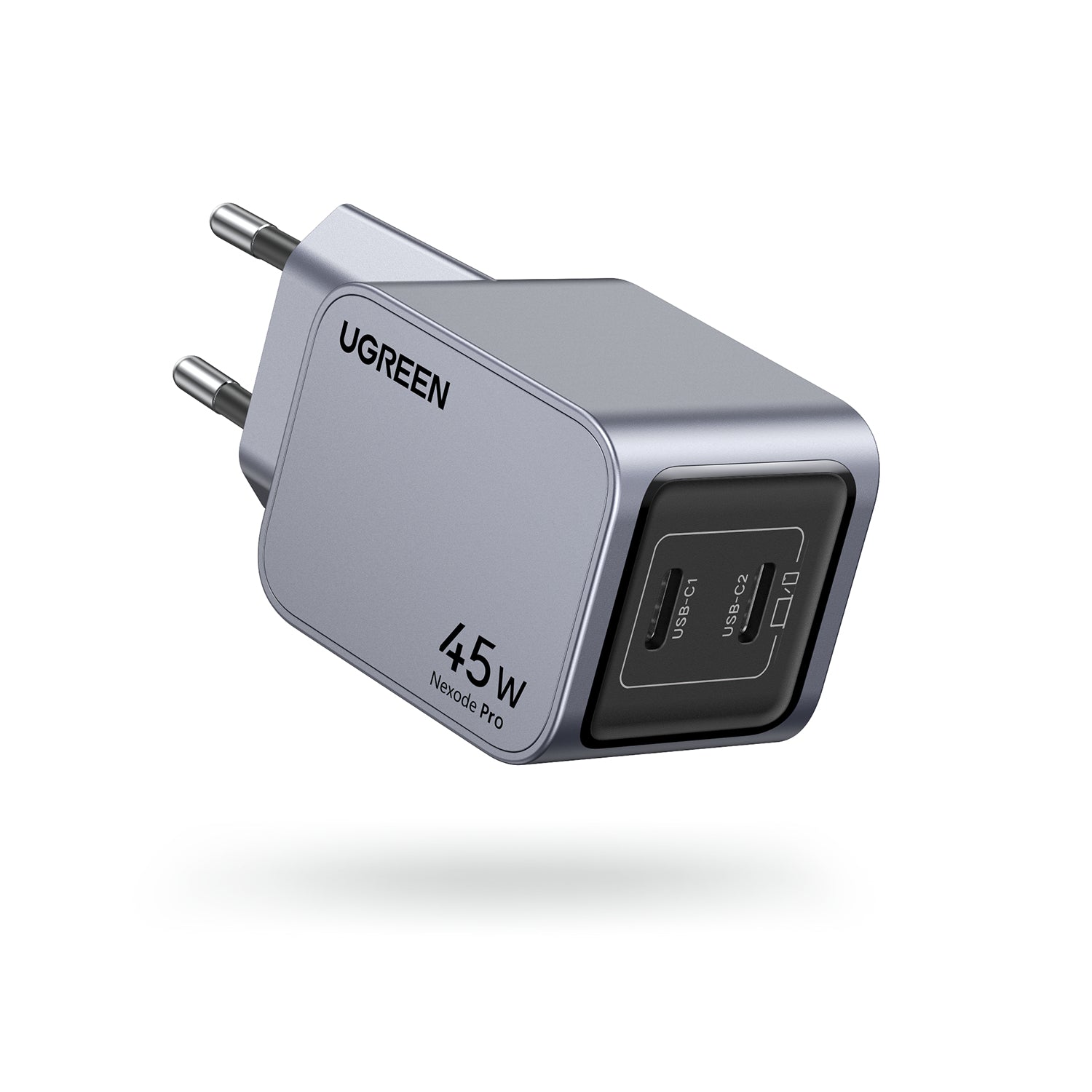 Ugreen Nexode Pro 35008 USB-Ladegerät 45 W – USB-C×2 – PD 3.0, QC 4.0+, GaN – Grau