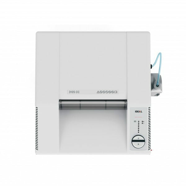 Ideal 3105SMC – Aktenvernichter mit Autofeed, DIN P-7, Mikroschnitt 0,8 × 5 mm, 12 Blatt, 140 l