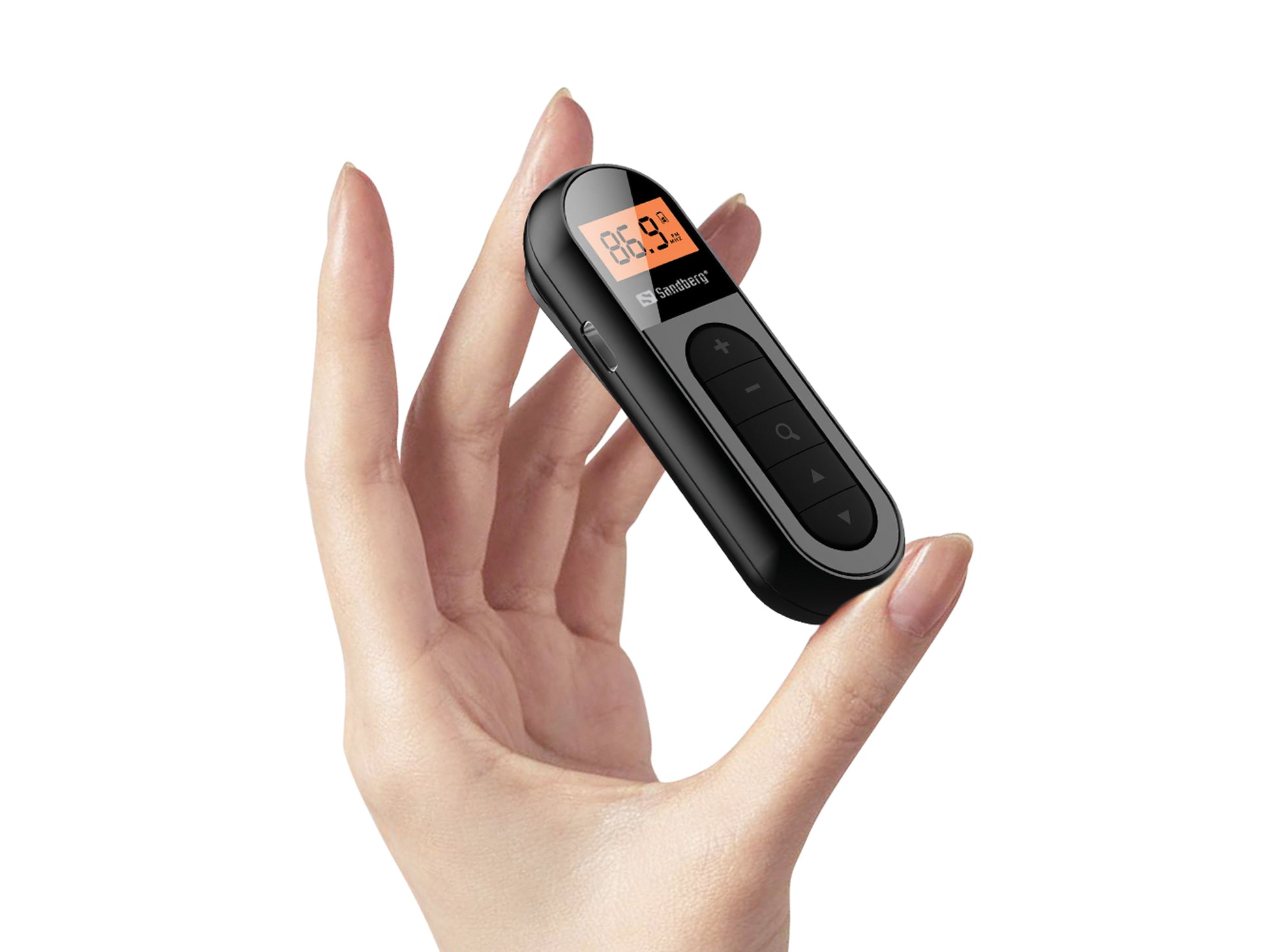 Sandberg Pocket Radio FM Recharge 421-01 – DAB-/Internetradio – Portabel – UKW – Schwarz
