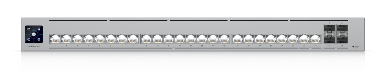 Ubiquiti UniFi Pro HD 24 – Managed Switch – 22×2.5G, 4×SFP+, L2/L3, 1U