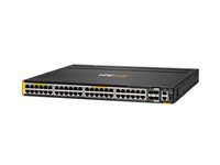 HPE Aruba CX 6300M – Managed L3 Switch – 48× 1G, 2× SFP+, PoE++, PoE-Budget 90 W, 19", 1U
