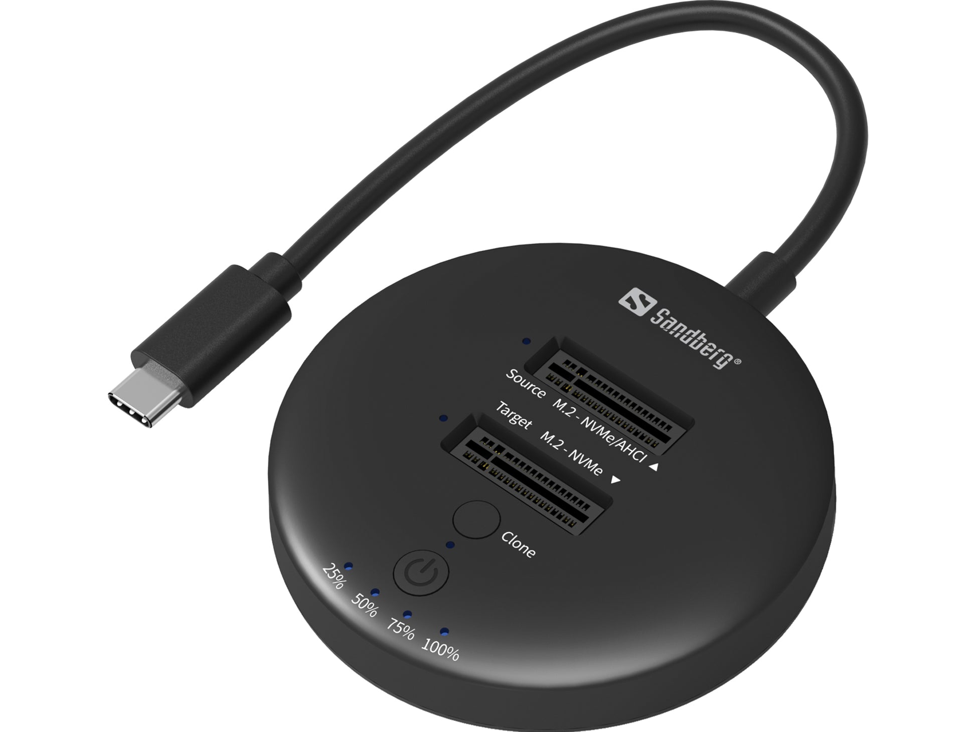 Sandberg USB3.2 Klon-Dock für NVMe – 2-Fach – 2×M.2, für M.2 NVMe